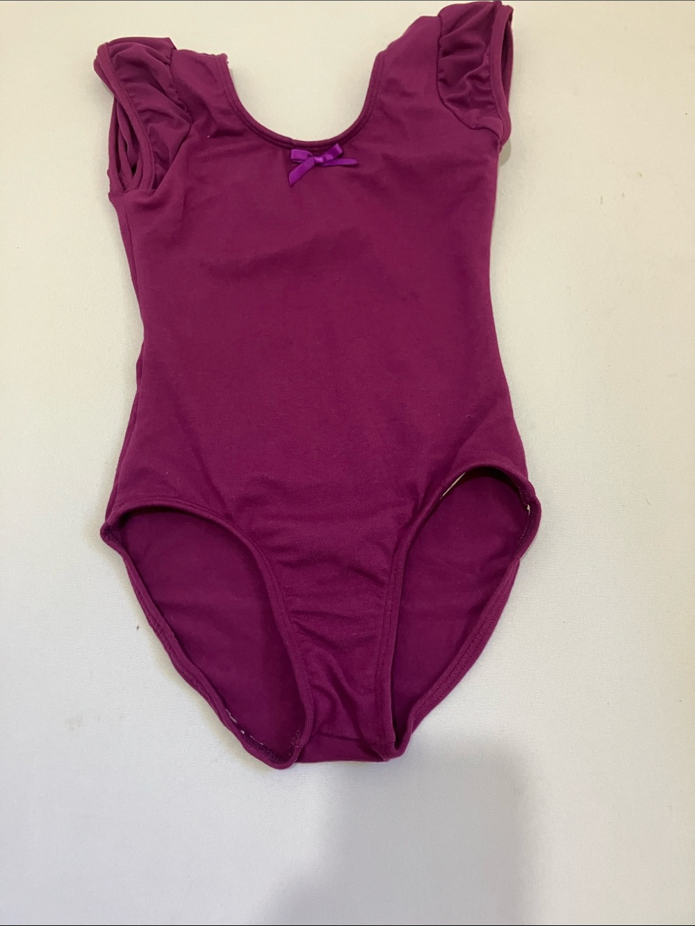 Kids Flutter Sleeve One-Piece Dance Leotard size4
